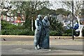 Emigrant Statue outside Sainsbury