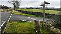 Junction of old road and footpath track