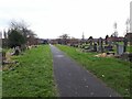 Northern end of New Wortley cemetery