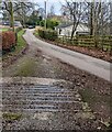 From the Old Vicarage towards the church, Penrhos, Monmouthshire