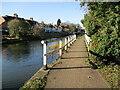 Footbridge across an overflow channel of the Erewash Canal