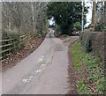 North along a minor road, Penrhos, Monmouthshire