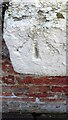 Benchmark on window sill of High Knells Farmhouse