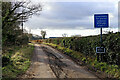 Byway to Upper Farmcote in Shropshire