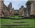 SJ7314 : Inside the ruined nave at Lilleshall Abbey by Mat Fascione
