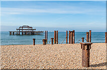 TQ3003 : West Pier by Ian Capper