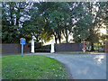 Gates to big houses, Stutton Green