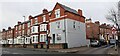 Houses on Colwick Road at Baden Powell Road junction