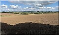 SP3467 : View of Cubbington from Cheviot Rise, Lillington by Robin Stott