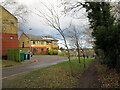 Footpath alongside the University of Surrey Campus