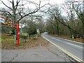 Looking north-northwest along Hunts Hill Road