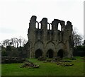 SJ6200 : Wenlock Priory - Remains of southwestern priory church nave by Rob Farrow