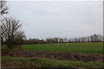 TL1252 : Football pitch in Great Barford by David Howard