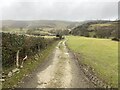 Farm track to Pentre