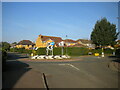 Roundabout at west end of Knightons Way, Brixworth