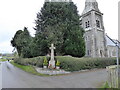 The war memorial at Llandyssil