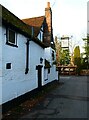 Passing a pub on the way to Sonning Church