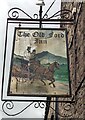 Old Ford Inn name sign, Llanhamlach