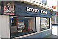 SZ6199 : Rodney Stone - Disused art shop in Stoke Road (1) by Barry Shimmon