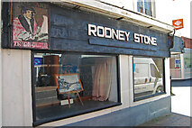 SZ6199 : Rodney Stone - Disused art shop in Stoke Road (1) by Barry Shimmon