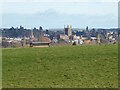 SO4838 : View to Hereford Cathedral by Philip Halling