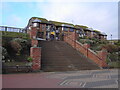 Steps up to Alexandra Court