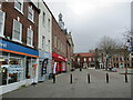 View along the south side of Retford Market Place