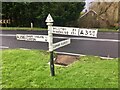 ST1531 : Somerset County Council fingerpost - on the A358 Combe Florey by Marika Reinholds