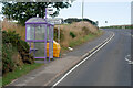 Bus Stop on the A9 at Latheronwheel