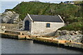 D0345 : Boathouse, Ballintoy Harbour by N Chadwick
