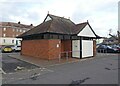 Toilet block in Canon Street car park