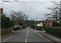 Looking west-southwest along Church Road