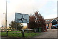 Roundabout direction sign on Station Road, Smallford