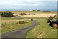 Metalled road across the moor