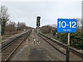 View west from western end of Folkestone Central station