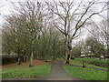 Path alongside Nethergate Stream, Clifton