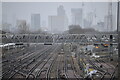 Railway tracks leading to Lewisham