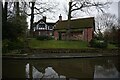 SJ6770 : Canalside house next to bridge #179, Trent & Mersey canal by Ian S