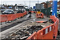 Roadworks beside Thames Road