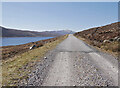 NH2565 : Road by Loch Fannich by Craig Wallace