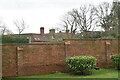 Boundary wall, Limpsfield Grange