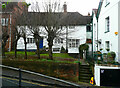 Houses facing a triangle, Castle Street, Aylesbury