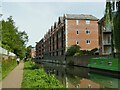 Modern housing by the canal