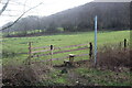 Stile on footpath from former railway track