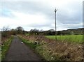 Seat beside the railway walk