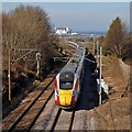 The East Coast Main Line at Cockburnspath