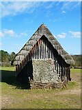TL7971 : West Stow Anglo-Saxon Village - The Farmer's House (rear) by Rob Farrow