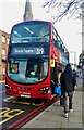 TQ2971 : 319 bus to Sloane Square by Lauren