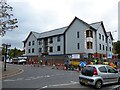 SO1091 : New Accommodation block on the old bowling green site, Newtown by Penny Mayes