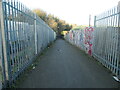 Public footpath from Ramsgate Station to Margate Road